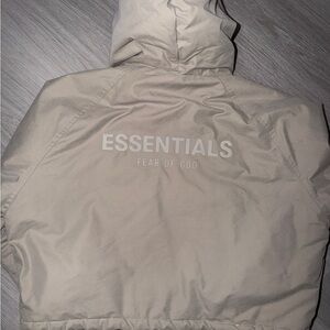 Fear of God Essentials Beige Jacket